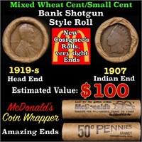 Small Cent Mixed Roll Orig Brandt McDonalds Wrappe