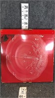 mikasa crystal hostess platter