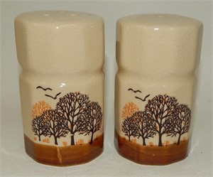 Vintage Autumn Forest Stoneware