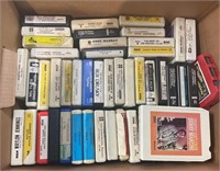 Assortment of 8 Track Tape s