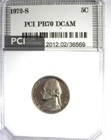 1972-S Nickel PCI PR-70 DCAM