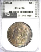 1902-O Morgan PCI MS-65