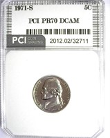 1971-S Nickel PCI PR-70 DCAM