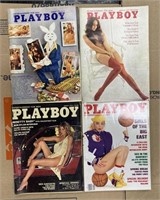 Lot of Vintage Playboy Magazines