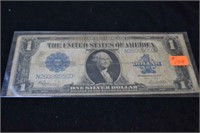 1923 $1Silver Certificate "No Motto" Large Bill