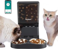 NEW Pettliant Automatic Cat Feeders with 2 Bowl,