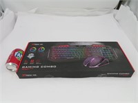 Combo clavier et souris de jeu, neuf