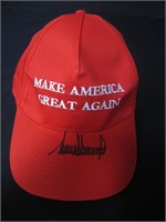 Donald Trump signed MAGA hat COA