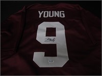 Bryce Young signed football jersey COA