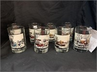 8 CURRIE & IVES ARBY’S 1981 CHRISTMAS GLASSES - 4