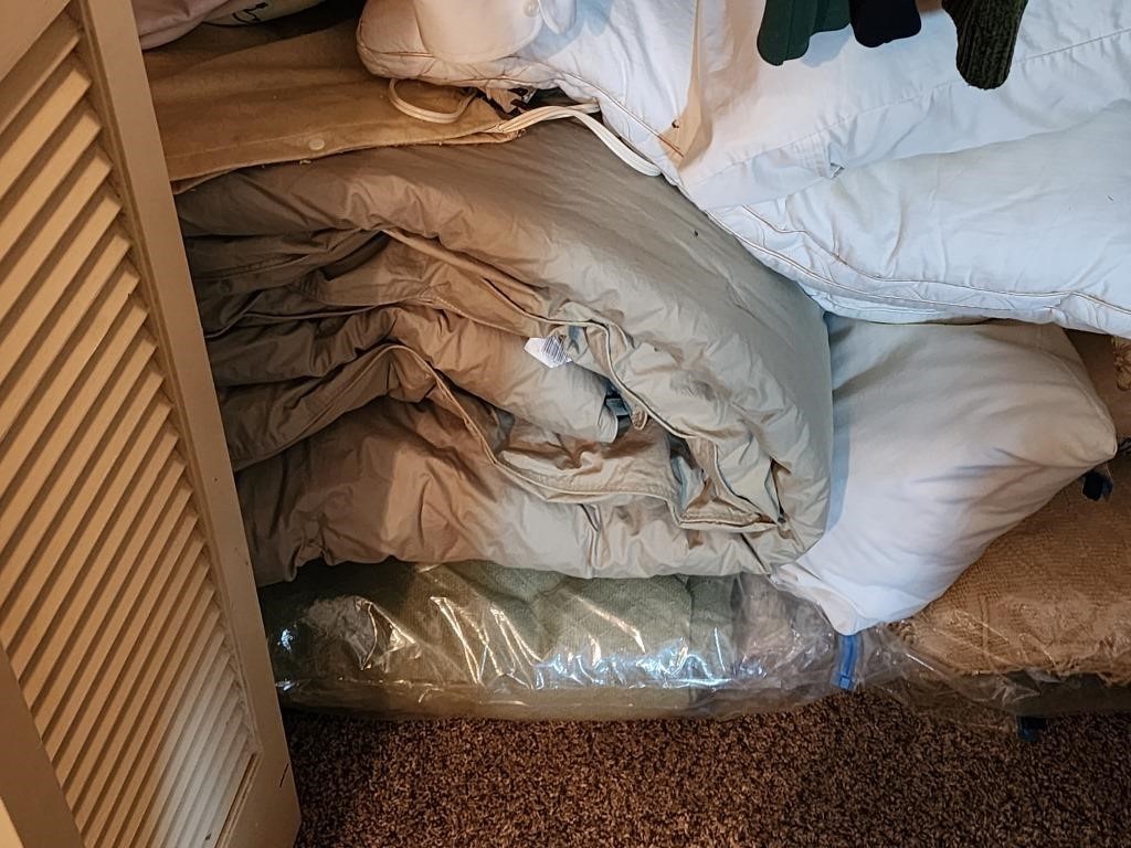 Lot of Bedding And Pillows