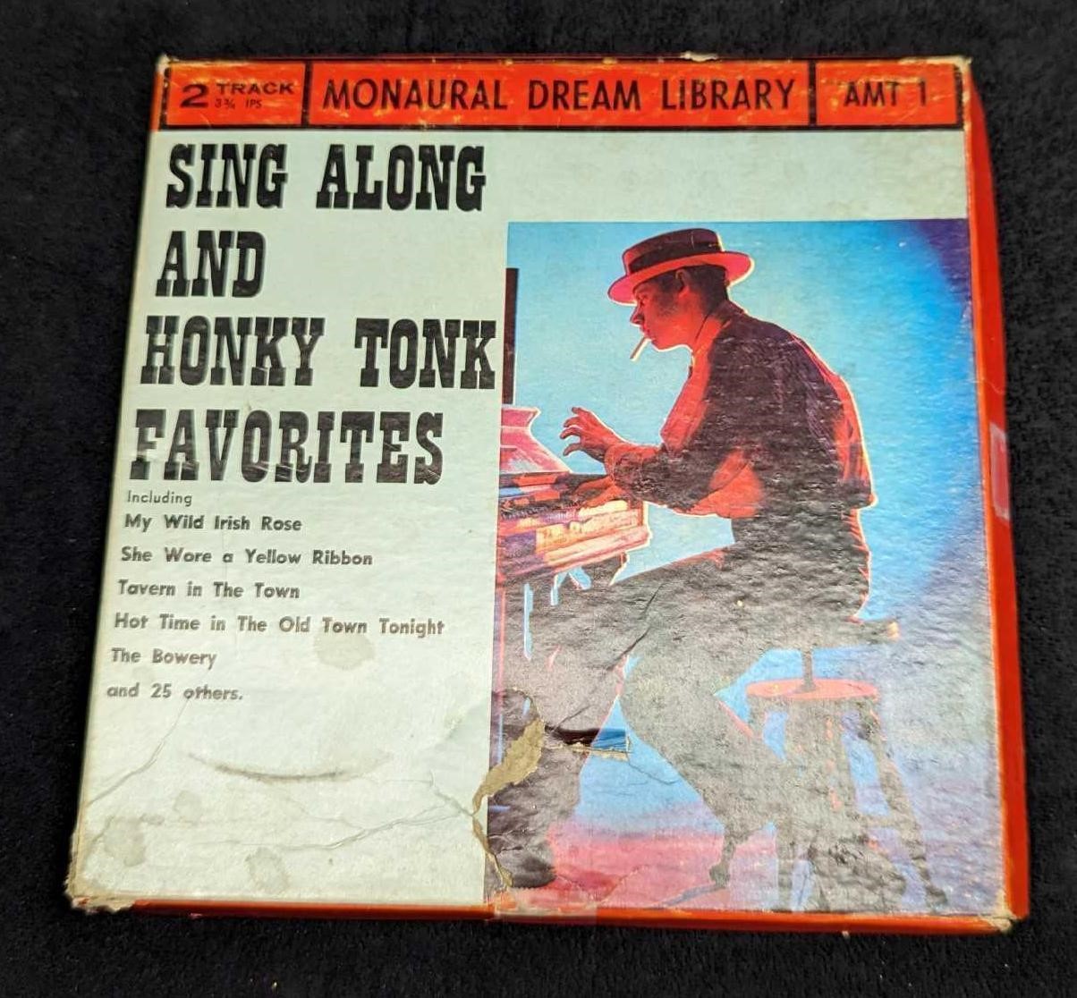 2-Track Reel to Reel Tape Sing Along & Honky Tonk