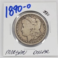 1890-O 90% Silver Morgan $1 Dollar