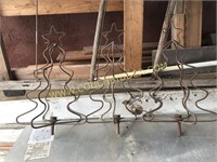3 - 14"  iron Christmas tree holders - need stakes