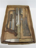 W.C. Cole Cleaver + Misc. Knives