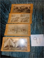 4 VIEWING CARDS JOHNSTON ETC. POPULAR SERIES