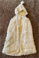 1940-50's Childs/Baby Crochet Cloak
