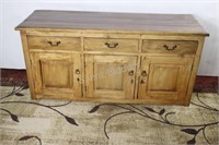 Rustic Naturally Distressed Finish Sideboard