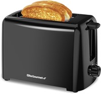 Elite Gourmet ECT1027B Cool Touch Toaster, Black