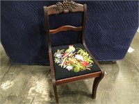 Antique Needlepoint Chair