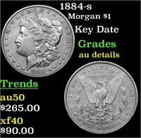 1884-s Morgan $1 Grades AU Details