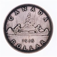 Canada 1936 Silver Dollar