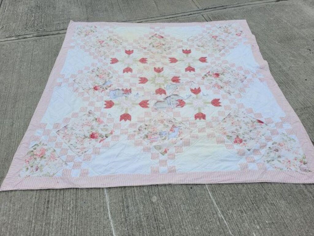 2 QUILTS 7 FT X 7 FT SHOWS WEAR,