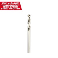 1/4 in. X 3-1/2 in. Pilot Drill Bit for Arbor