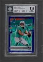 Tua Tagovailoa Purple Shock Rookie Card 2020 Donru