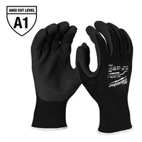 X-Large Black Nitrile Cut Resistant Gloves 3pairs