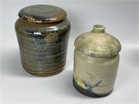 2 Stoneware Pieces of Pottery