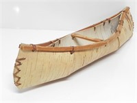 HANDMADE BIRCH BARK CANOE