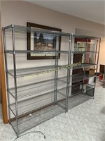 (2) Wire Rack Shelves