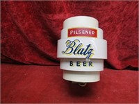 Blatz Beer lighted sign metal.