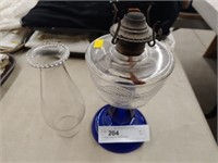 Fluid Lamp w/Cobalt Base