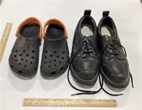 Shoes w/ Crocs Sz W8-9 M6-7, Sz 9 1/2D