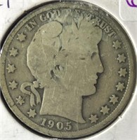1905-O Barber Half Dollar Key Date