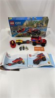 City 4X4 Fire Truck w/ Rescue Boat  Lego