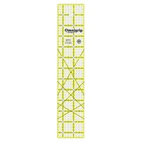 Omnigrid Omnigrip 1/2 in Quilting Ruler, 2-0.5" x