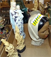 CARVED  AND RELIGIOUS  FIGURINES