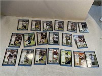 Lot Of 19 2005 Bowman Football Rookie Cards