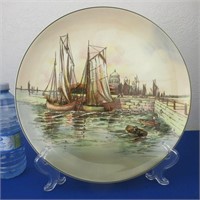 Vintage Royal Doulton Home Waters Cabinet Plate