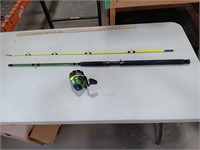 Zebco Big Cat Spincast Reel And Fishing Rod