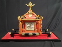 Vintage Japanese  Mikoshi palanquin clock