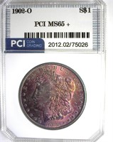 1902-O Morgan PCI MS65+ Nice Color