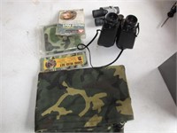 binoculars, and camo gear
