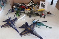Collection of Toy Planes, Jets & Helicopters