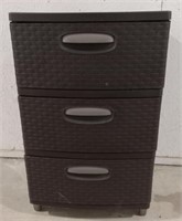 (AB) Sterilite 3 Drawer Storage Cabinet