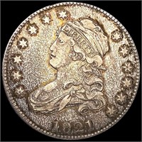 1821 Capped Bust Quarter NEARLY UNCIRCULATED