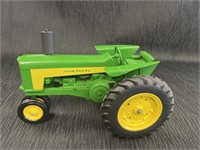 John Deere die-cast tractor, made in U.S.A.